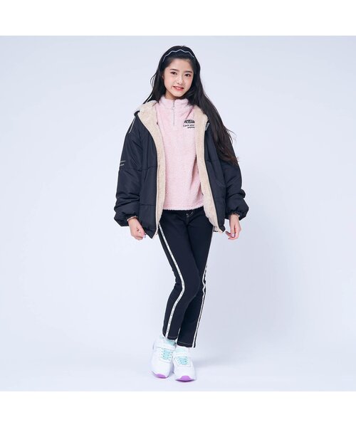 algy（アルジー）の「リバーシブル中綿ブルゾン（ブルゾン・キッズ・ブラック/ラベンダー・SMALL/MEDIUM/X-SMALL/XX-SMALL/XXX-SMALL）」の3枚目の写真