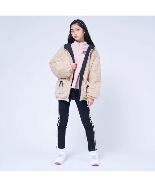 algy（アルジー）の「リバーシブル中綿ブルゾン（ブルゾン・キッズ・ブラック/ラベンダー・SMALL/MEDIUM/X-SMALL/XX-SMALL/XXX-SMALL）」の4枚目の写真