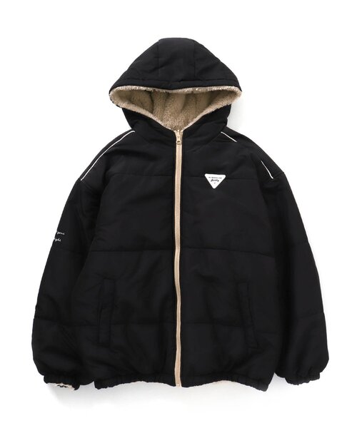 algy（アルジー）の「リバーシブル中綿ブルゾン（ブルゾン・キッズ・ブラック/ラベンダー・SMALL/MEDIUM/X-SMALL/XX-SMALL/XXX-SMALL）」の7枚目の写真