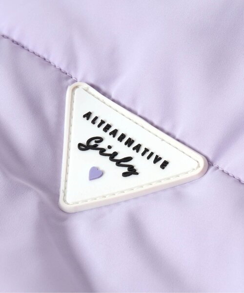 algy（アルジー）の「リバーシブル中綿ブルゾン（ブルゾン・キッズ・ブラック/ラベンダー・SMALL/MEDIUM/X-SMALL/XX-SMALL/XXX-SMALL）」の9枚目の写真