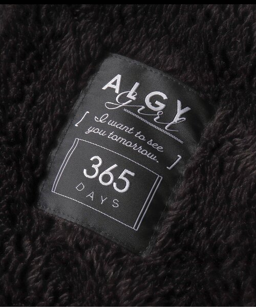 algy（アルジー）の「リバーシブル中綿ブルゾン（ブルゾン・キッズ・ブラック/ラベンダー・SMALL/MEDIUM/X-SMALL/XX-SMALL/XXX-SMALL）」の13枚目の写真