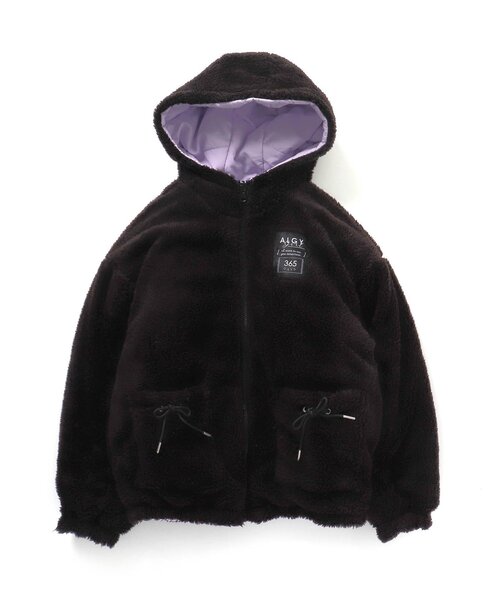 algy（アルジー）の「リバーシブル中綿ブルゾン（ブルゾン・キッズ・ブラック/ラベンダー・SMALL/MEDIUM/X-SMALL/XX-SMALL/XXX-SMALL）」の21枚目の写真