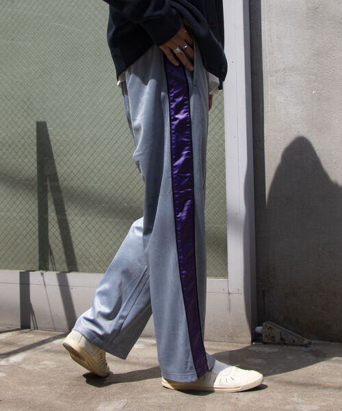 GLOSTER(グロスター)の「【GLOSTER/グロスター】サイドラインベロアトラックパンツ(その他パンツ・メンズ・オフホワイト/ブラック/サックスブルー・S/M/L)」の7枚目の写真