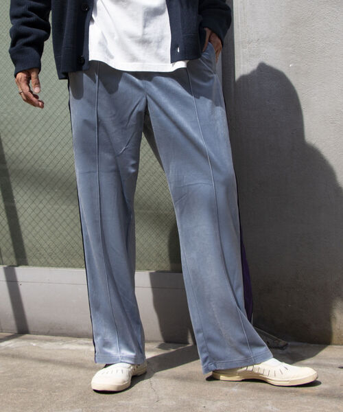 GLOSTER(グロスター)の「【GLOSTER/グロスター】サイドラインベロアトラックパンツ(その他パンツ・メンズ・オフホワイト/ブラック/サックスブルー・S/M/L)」の8枚目の写真