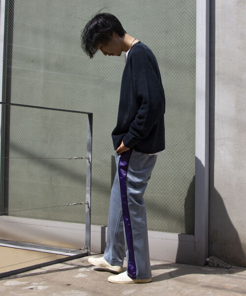 GLOSTER(グロスター)の「【GLOSTER/グロスター】サイドラインベロアトラックパンツ(その他パンツ・メンズ・オフホワイト/ブラック/サックスブルー・S/M/L)」の14枚目の写真