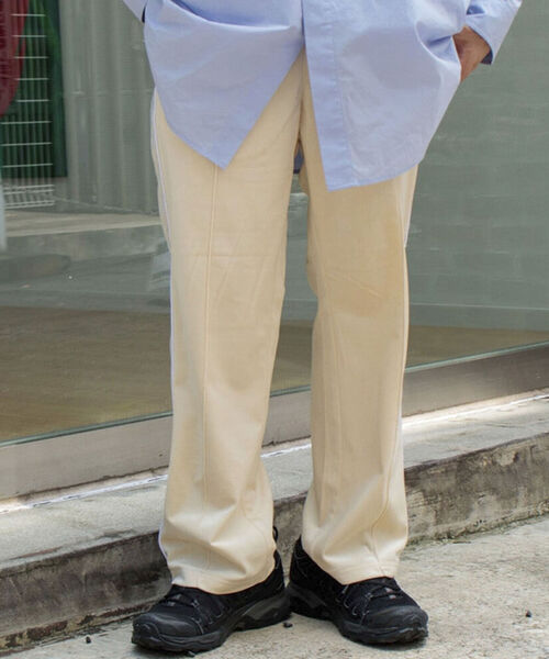 GLOSTER(グロスター)の「【GLOSTER/グロスター】サイドラインベロアトラックパンツ(その他パンツ・メンズ・オフホワイト/ブラック/サックスブルー・S/M/L)」の16枚目の写真