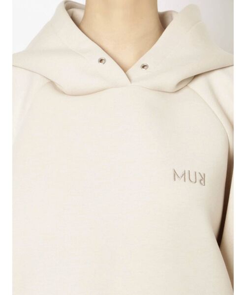 MURUA(ムルーア)の「ロゴショートパーカー(パーカー・レディース・ブラック/アイボリー/ネイビー・FREE)」の12枚目の写真