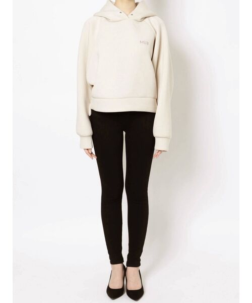 MURUA(ムルーア)の「ロゴショートパーカー(パーカー・レディース・ブラック/アイボリー/ネイビー・FREE)」の15枚目の写真