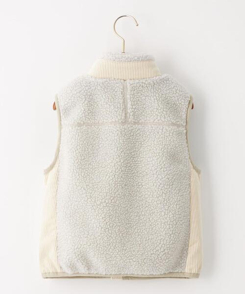 green label relaxing(グリーンレーベルリラクシング)の「タマボア ベスト(ベスト・キッズ・ライトグレー/ロイヤルブルー・110cm/100cm/120cm/130cm)」の6枚目の写真