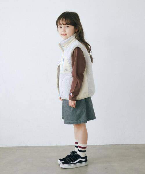 green label relaxing(グリーンレーベルリラクシング)の「タマボア ベスト(ベスト・キッズ・ライトグレー/ロイヤルブルー・110cm/100cm/120cm/130cm)」の12枚目の写真