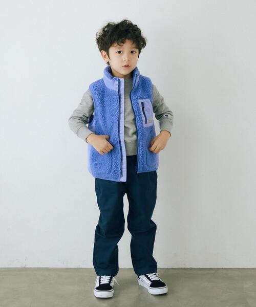 green label relaxing(グリーンレーベルリラクシング)の「タマボア ベスト(ベスト・キッズ・ライトグレー/ロイヤルブルー・110cm/100cm/120cm/130cm)」の14枚目の写真