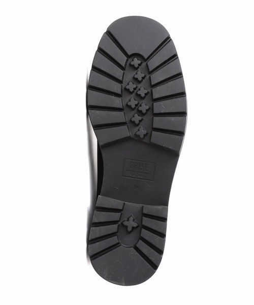 GRISE（グリーズ）の「GRISEジップツキショートブーツ（ブーツ・レディース・アイボリー/ブラック系その他・SMALL/MEDIUM/LARGE/X-LARGE/X-SMALL）」の9枚目の写真