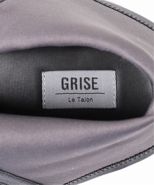 GRISE（グリーズ）の「GRISEジップツキショートブーツ（ブーツ・レディース・アイボリー/ブラック系その他・SMALL/MEDIUM/LARGE/X-LARGE/X-SMALL）」の10枚目の写真