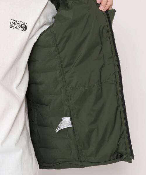 MOUNTAIN HARDWEAR（マウンテンハードウェアー）の「【Mountain Hardwear】ストレッチダウンフーディ（ダウンジャケット/コート・メンズ・ブラウン/グリーン/ブラック・L/M/S）」の6枚目の写真