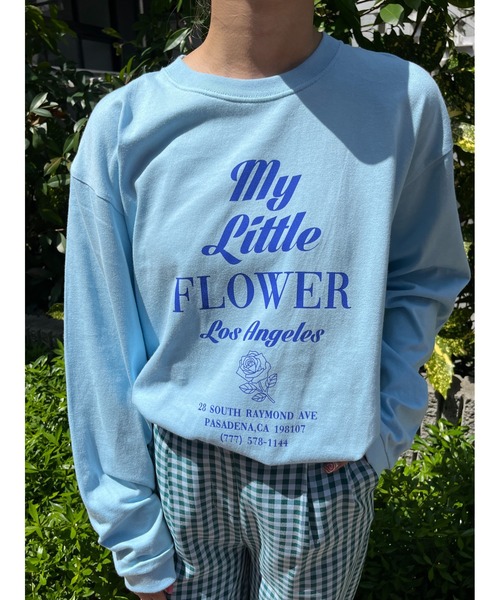 WC（ダブル シー）の「flower shop staff ロンT（Tシャツ/カットソー・レディース・ホワイト/ピンク/ブルー・FREE）」の9枚目の写真