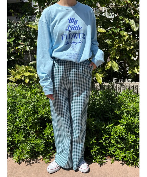 WC（ダブル シー）の「flower shop staff ロンT（Tシャツ/カットソー・レディース・ホワイト/ピンク/ブルー・FREE）」の10枚目の写真