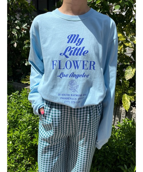 WC（ダブル シー）の「flower shop staff ロンT（Tシャツ/カットソー・レディース・ホワイト/ピンク/ブルー・FREE）」の11枚目の写真