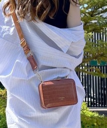 SAMANTHAVEGA | クロコ調ナノスクエアストーンショルダーバッグ(ショルダーバッグ)