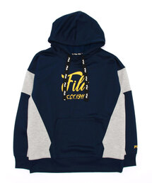 【FILA:フィラ】レディースフーディー プルオーバーパーカー