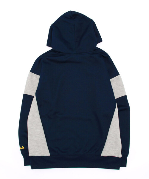 FILA(フィラ)の「【FILA:フィラ】レディースフーディー プルオーバーパーカー(パーカー・レディース・ネイビー/オレンジ/杢グレー・MEDIUM/X-LARGE/LARGE)」の4枚目の写真