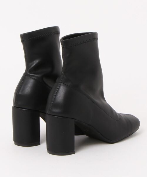 clear（クリア）の「ストレッチショートブーツ（ブーツ・レディース・ブラック/アイボリー/イエロー/グリーン・L/M）」の5枚目の写真