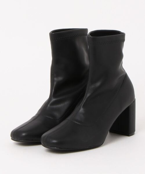 clear（クリア）の「ストレッチショートブーツ（ブーツ・レディース・ブラック/アイボリー/イエロー/グリーン・L/M）」の7枚目の写真