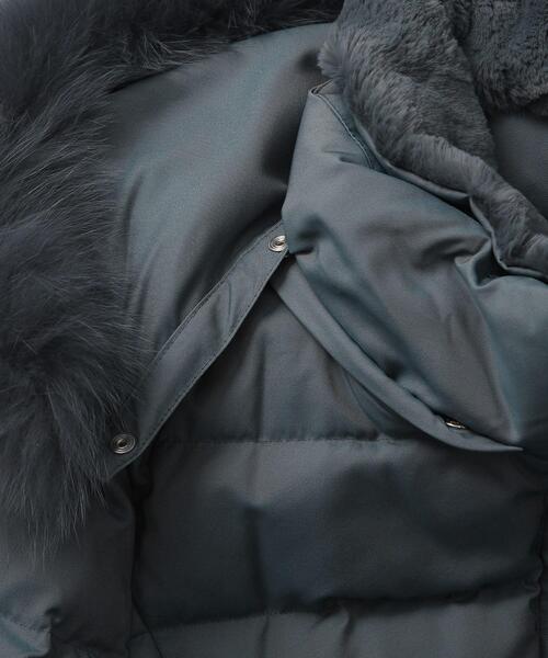 INDIVI（インディヴィ）の「◆【定番人気！/名品コート/撥水】ロングダウンコート（ダウンジャケット/コート・レディース・ブラック/ネイビー/グレー系/オリーブ系3/ブルー系6・03/05/12/13/15 /17/19/36/38/40/07）」の20枚目の写真