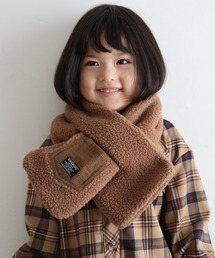 PUPPAPUPO（プッパプーポ）の「ボア フリース マフラー ポケット付き（マフラー・キッズ）」