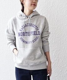 *【SHIPS別注】Goodwear:カレッジフードパーカー◆