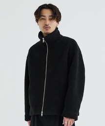 city | OVER SIZE BOA BLOUZON/オーバーサイズボアジップブルゾン(ブルゾン)