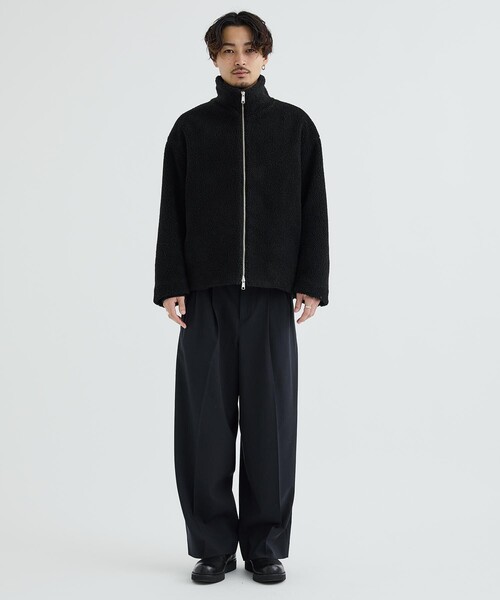 city（シティ）の「OVER SIZE BOA BLOUZON/オーバーサイズボア