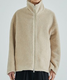 city | OVER SIZE BOA BLOUZON/オーバーサイズボアジップブルゾン(ブルゾン)