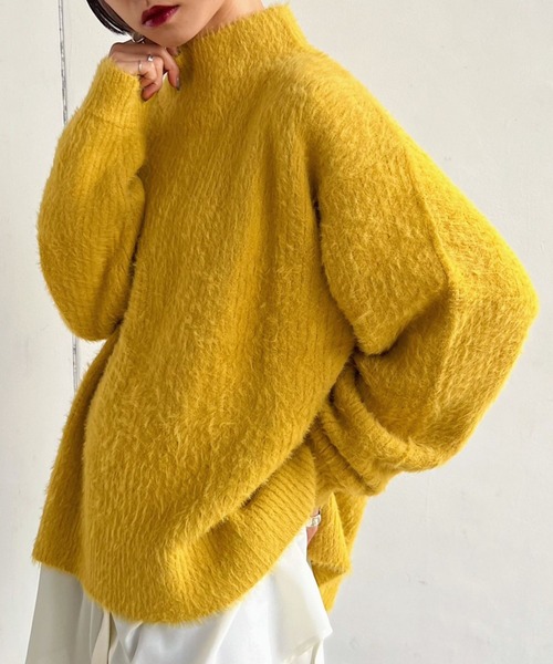 PAGEBOY（ページボーイ）の「WEB限定アイテム / フェザーヤーンニット