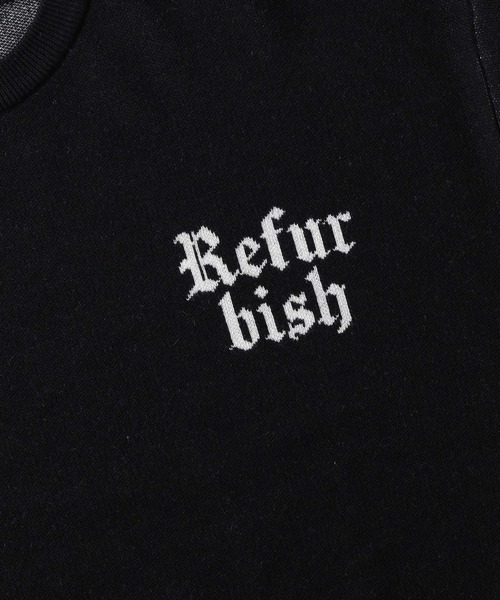 Right-on（ライトオン）の「【Refurbish】ロゴニットクルー（ニット/セーター・メンズ・ブラック/パープル・L/M/S/XL）」の9枚目の写真