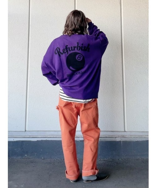 Right-on（ライトオン）の「【Refurbish】ロゴニットクルー（ニット/セーター・メンズ・ブラック/パープル・L/M/S/XL）」の20枚目の写真