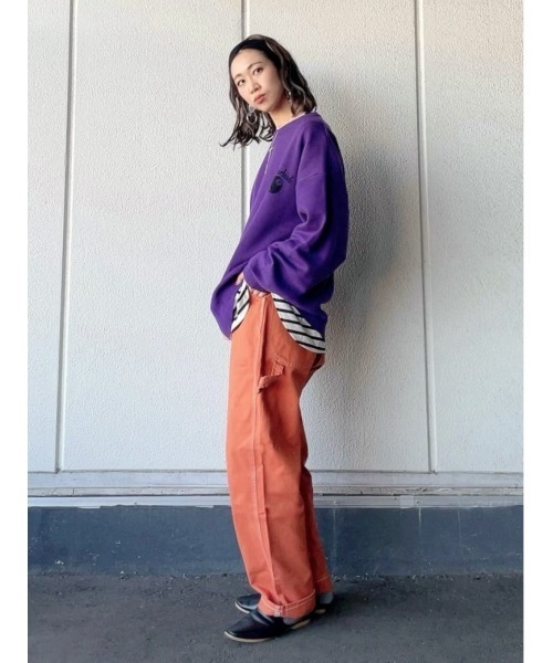 Right-on（ライトオン）の「【Refurbish】ロゴニットクルー（ニット/セーター・メンズ・ブラック/パープル・L/M/S/XL）」の18枚目の写真