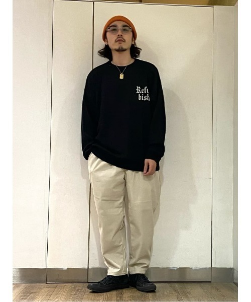 Right-on（ライトオン）の「【Refurbish】ロゴニットクルー（ニット/セーター・メンズ・ブラック/パープル・L/M/S/XL）」の14枚目の写真