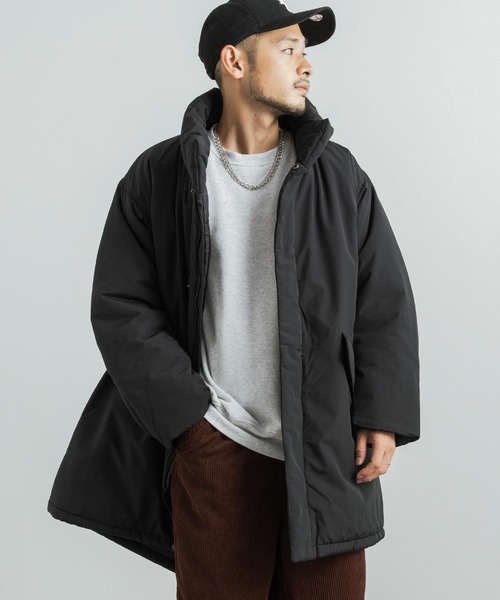 Audience(オーディエンス)の「60/40クロス 中綿 M-65ミリタリーモッズコート オーバーサイズ AUD7158(モッズコート・メンズ・オリーブ/ブラック/ブラウン/ブルーグレー/グレー・M/L/XL)」の2枚目の写真