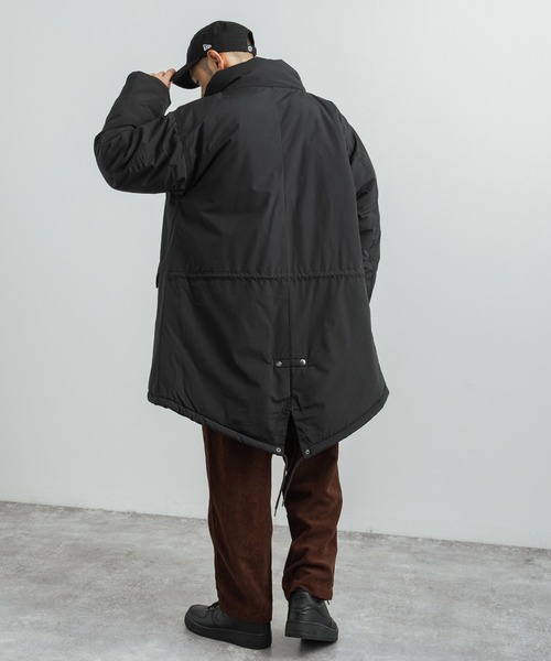 Audience(オーディエンス)の「60/40クロス 中綿 M-65ミリタリーモッズコート オーバーサイズ AUD7158(モッズコート・メンズ・オリーブ/ブラック/ブラウン/ブルーグレー/グレー・M/L/XL)」の9枚目の写真