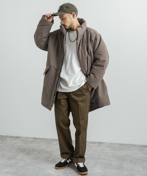 Audience(オーディエンス)の「60/40クロス 中綿 M-65ミリタリーモッズコート オーバーサイズ AUD7158(モッズコート・メンズ・オリーブ/ブラック/ブラウン/ブルーグレー/グレー・M/L/XL)」の12枚目の写真
