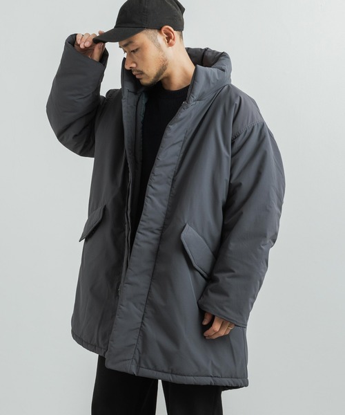 Audience(オーディエンス)の「60/40クロス 中綿 M-65ミリタリーモッズコート オーバーサイズ AUD7158(モッズコート・メンズ・オリーブ/ブラック/ブラウン/ブルーグレー/グレー・M/L/XL)」の13枚目の写真