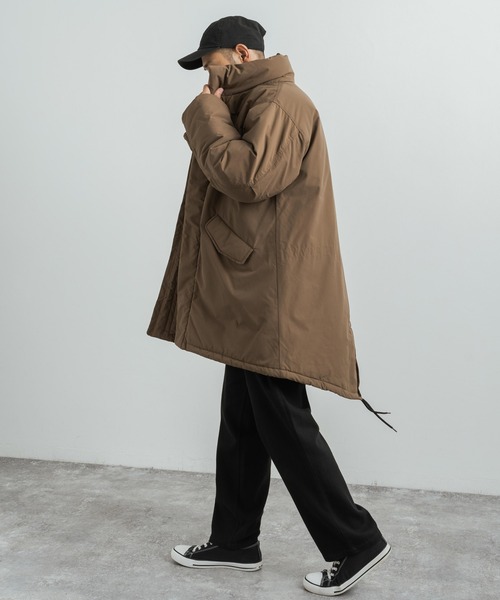 Audience(オーディエンス)の「60/40クロス 中綿 M-65ミリタリーモッズコート オーバーサイズ AUD7158(モッズコート・メンズ・オリーブ/ブラック/ブラウン/ブルーグレー/グレー・M/L/XL)」の19枚目の写真