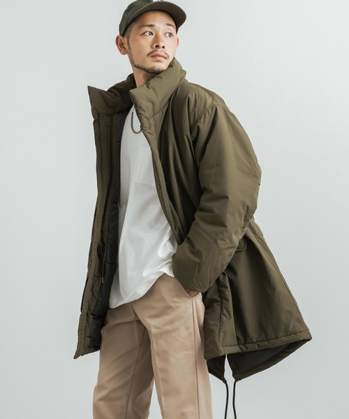 Audience(オーディエンス)の「60/40クロス 中綿 M-65ミリタリーモッズコート オーバーサイズ AUD7158(モッズコート・メンズ・オリーブ/ブラック/ブラウン/ブルーグレー/グレー・M/L/XL)」の20枚目の写真