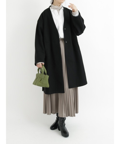 Samansa Mos2 blue（サマンサモスモスブルー）の「マルチスタイル着流しコート（その他アウター・レディース・ベージュ/チャコール/シルバーグレー/ブラック・MEDIUM/LARGE）」の17枚目の写真