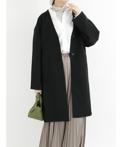 Samansa Mos2 blue（サマンサモスモスブルー）の「マルチスタイル着流しコート（その他アウター・レディース・ベージュ/チャコール/シルバーグレー/ブラック・MEDIUM/LARGE）」の18枚目の写真