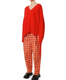 チェックジャガードトラウザー / Check Jacquard Trousers