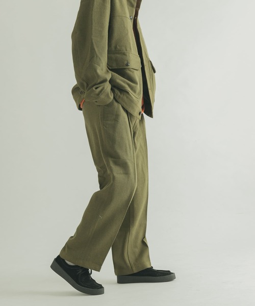 FORK&SPOON（フォークアンドスプーン）の「FORK&SPOON　ツイードパンツ（その他パンツ・メンズ・カーキ/グレー・5/4）」の11枚目の写真