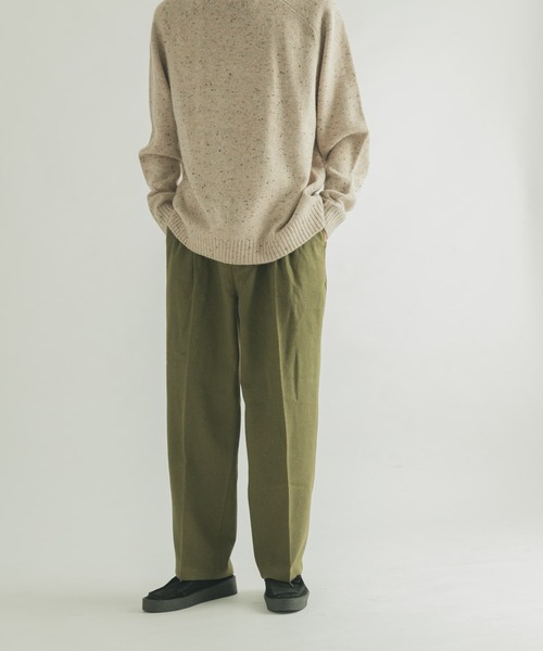 FORK&SPOON（フォークアンドスプーン）の「FORK&SPOON　ツイードパンツ（その他パンツ・メンズ・カーキ/グレー・5/4）」の3枚目の写真