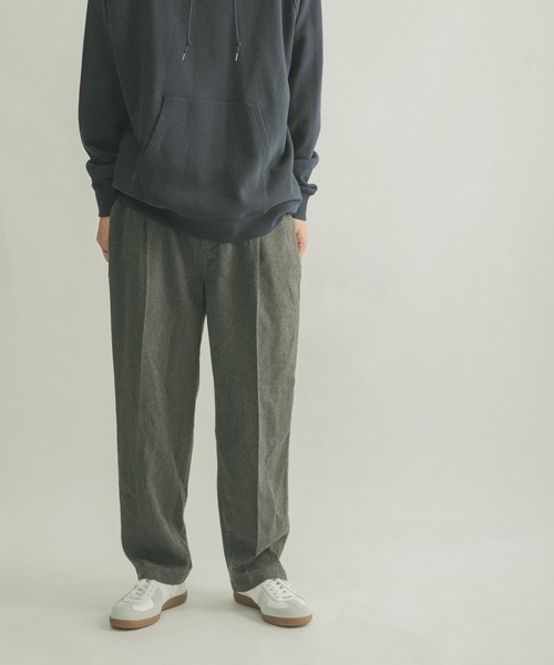 FORK&SPOON（フォークアンドスプーン）の「FORK&SPOON　ツイードパンツ（その他パンツ・メンズ・カーキ/グレー・5/4）」の5枚目の写真