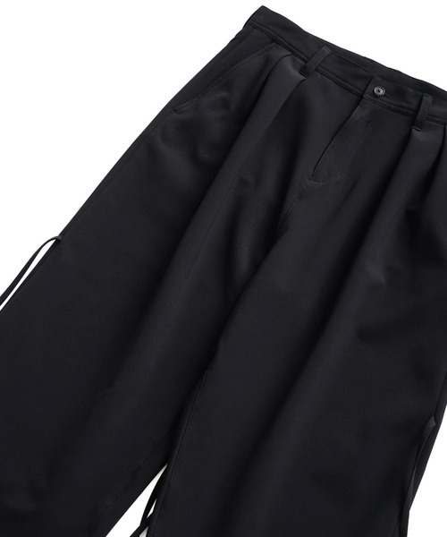 SHAREEF(シャリーフ)の「DOUBLE CLOTH WIDE PANTS(その他パンツ・メンズ・チャコール/ブラック/ラベンダー/ホワイト系その他・2/3/1)」の7枚目の写真